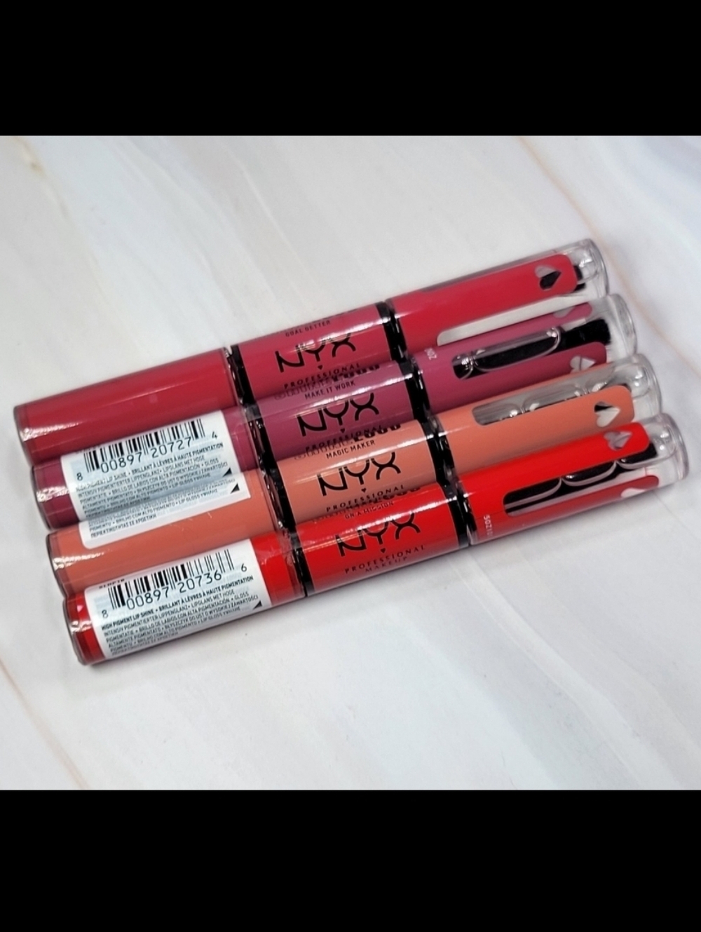 NYX Shine Loud High Shine Long-Lasting Liquid Lipstick Bundle NEW!